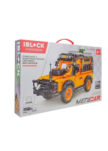 Конструктор для мальчиков Внедорожник, 1053 деталей (PL-921-329) Iblock (276068607)