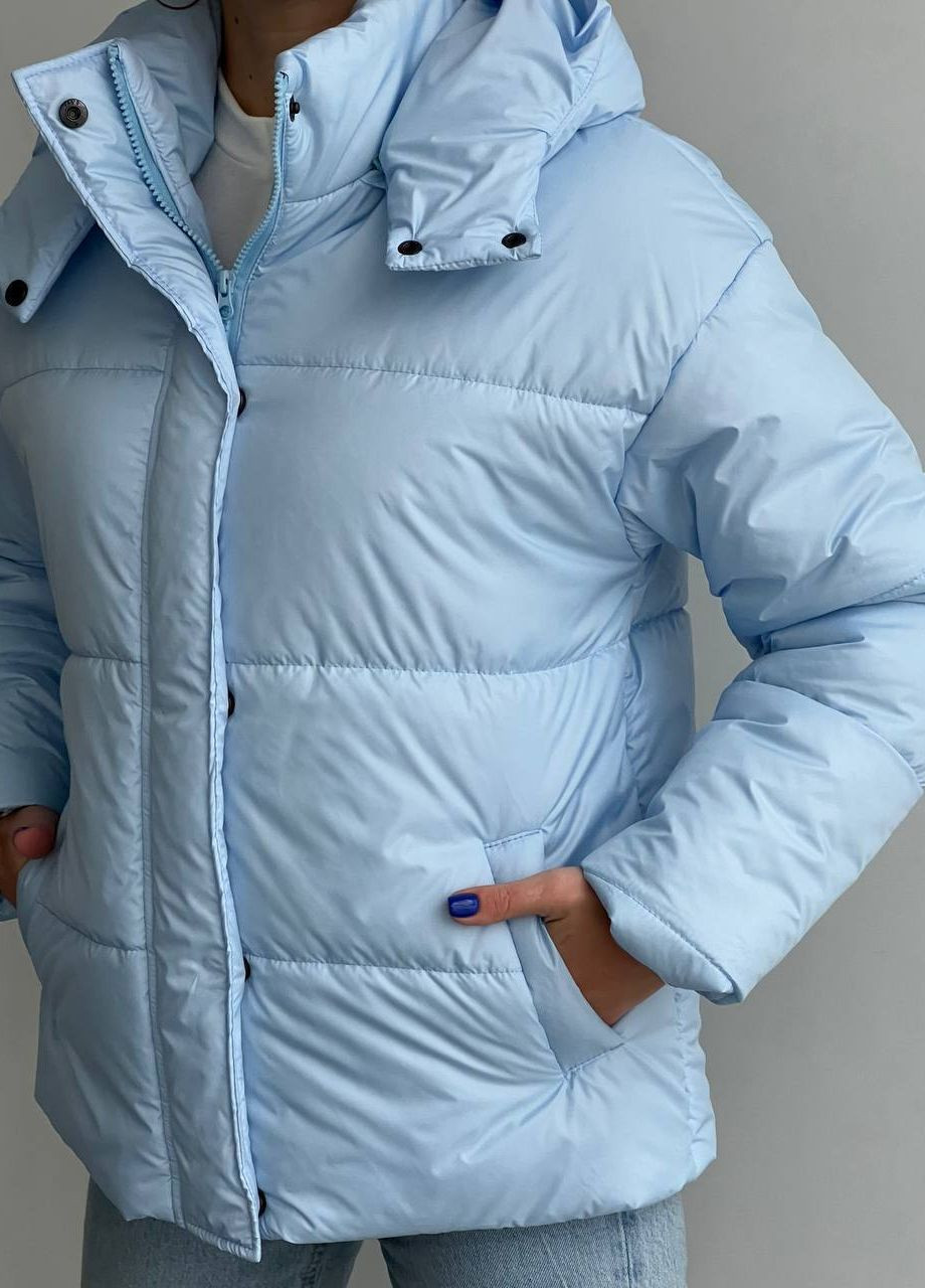 Блакитна зимня куртка Garna