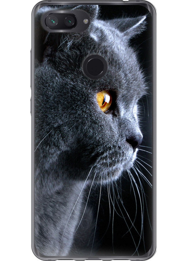 Силикон с усиленными углами чехол 'Красивый кот' для Endorphone Xiaomi Mi 8 Lite (258483074)