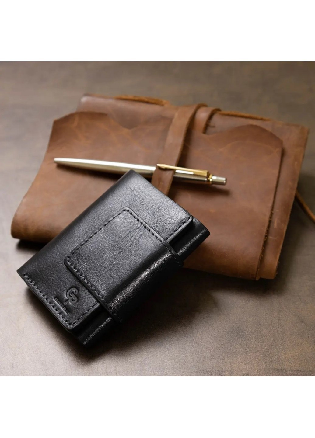 Мужской кожаный кошелек 11511 Grande Pelle (262533174)