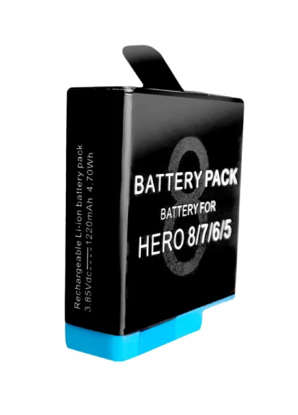 Акумулятор батарея літій іонний для екшн камер GoPro Hero 8, 7, 6, 5 Black на 1220 mAh (474919-Prob) Unbranded (260358403)