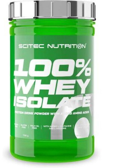 Протеїн Ізолят 100% Whey Isolate 700 gr (Strawberry white choc.) Scitec Nutrition (256870231)