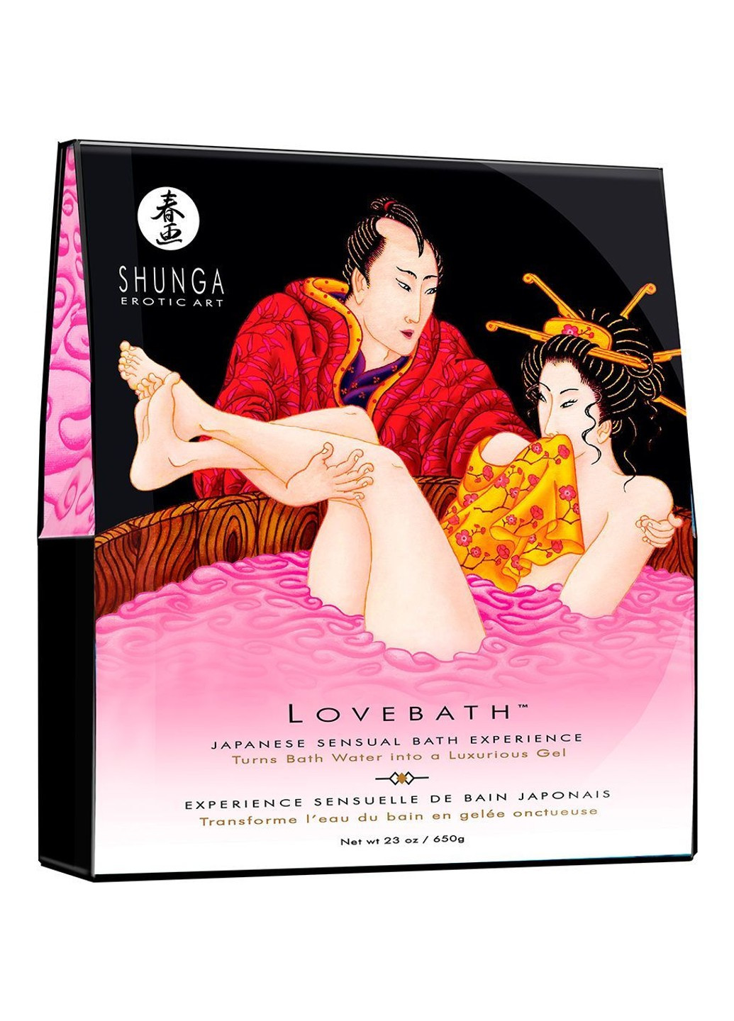 Гель для ванни LOVEBATH – Dragon Fruit 650 г, робить воду ароматним желе зі SPA ефектом Shunga (264295913)