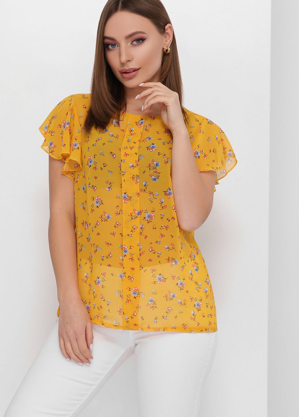 Гірчична блуза 1883 гірчичний MarSe