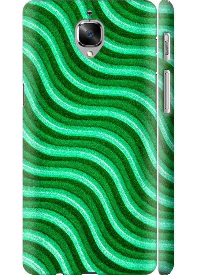 3D пластиковый матовый чехол 'Волнистые линии' для Endorphone OnePlus 3 (257794445)