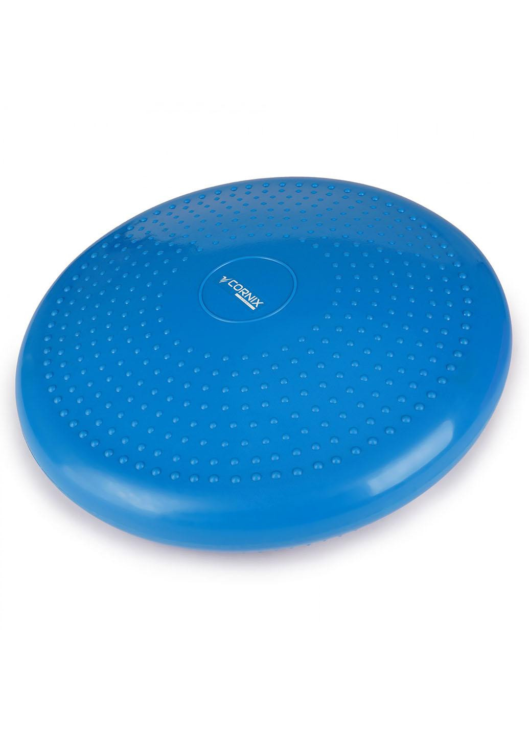 Балансировочная подушка-диск Cornix 33 см (сенсомоторная) массажная XR-0054 Blue No Brand (258354718)