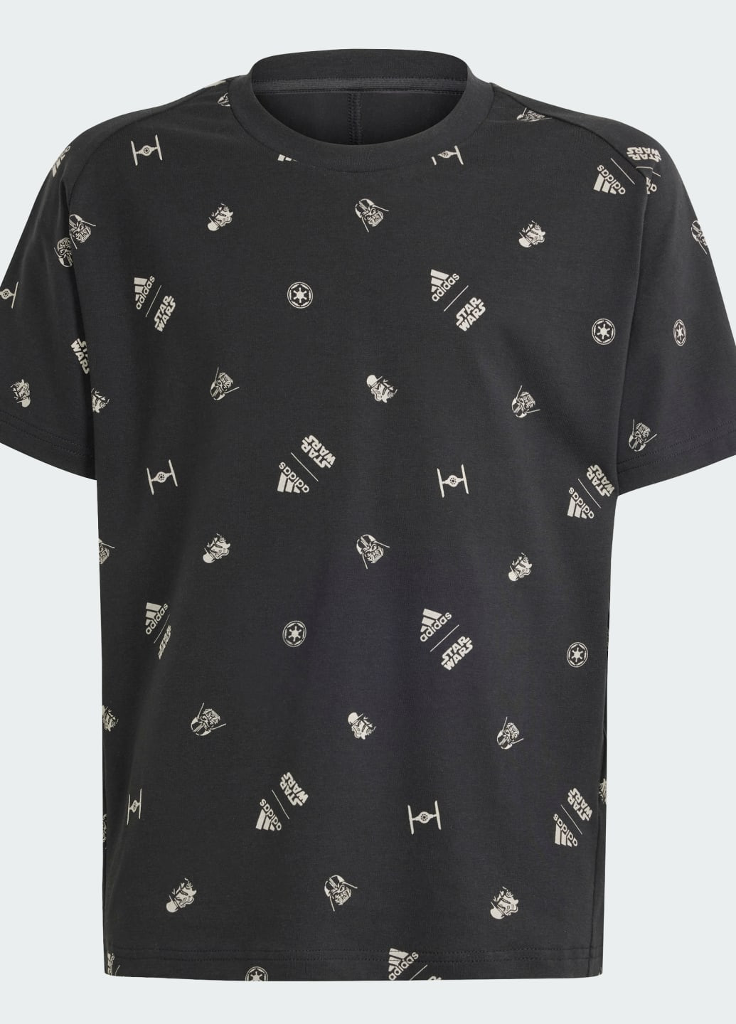 Чорна демісезонна футболка x star wars z.n.e. adidas