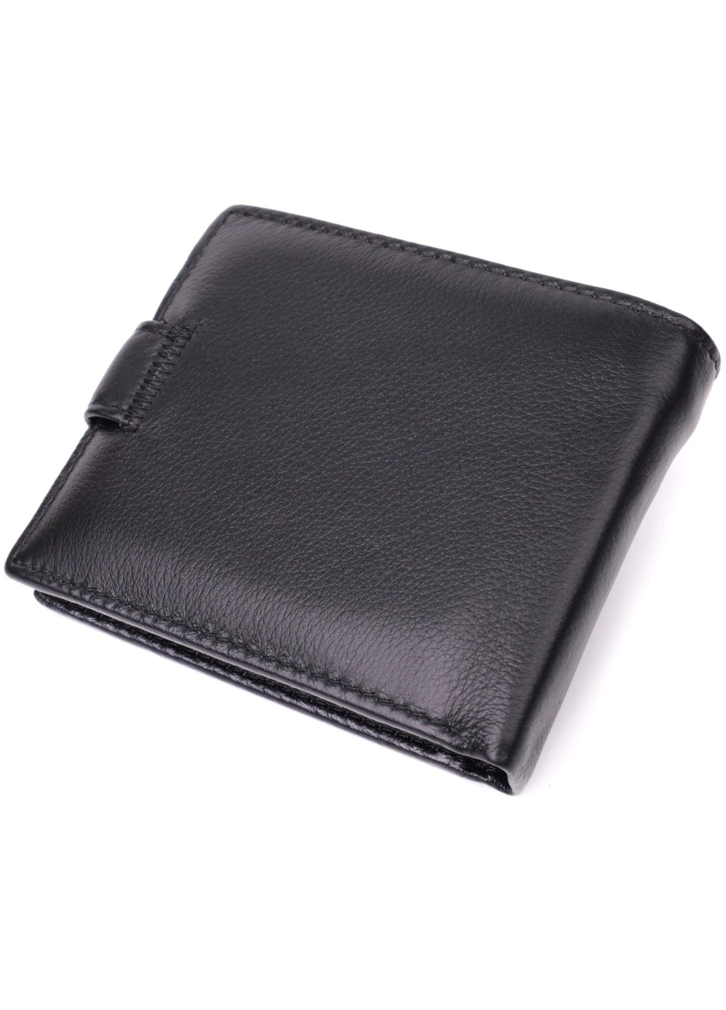 Бумажник для мужчин удобного размера из натуральной кожи 22463 Черный st leather (278001142)