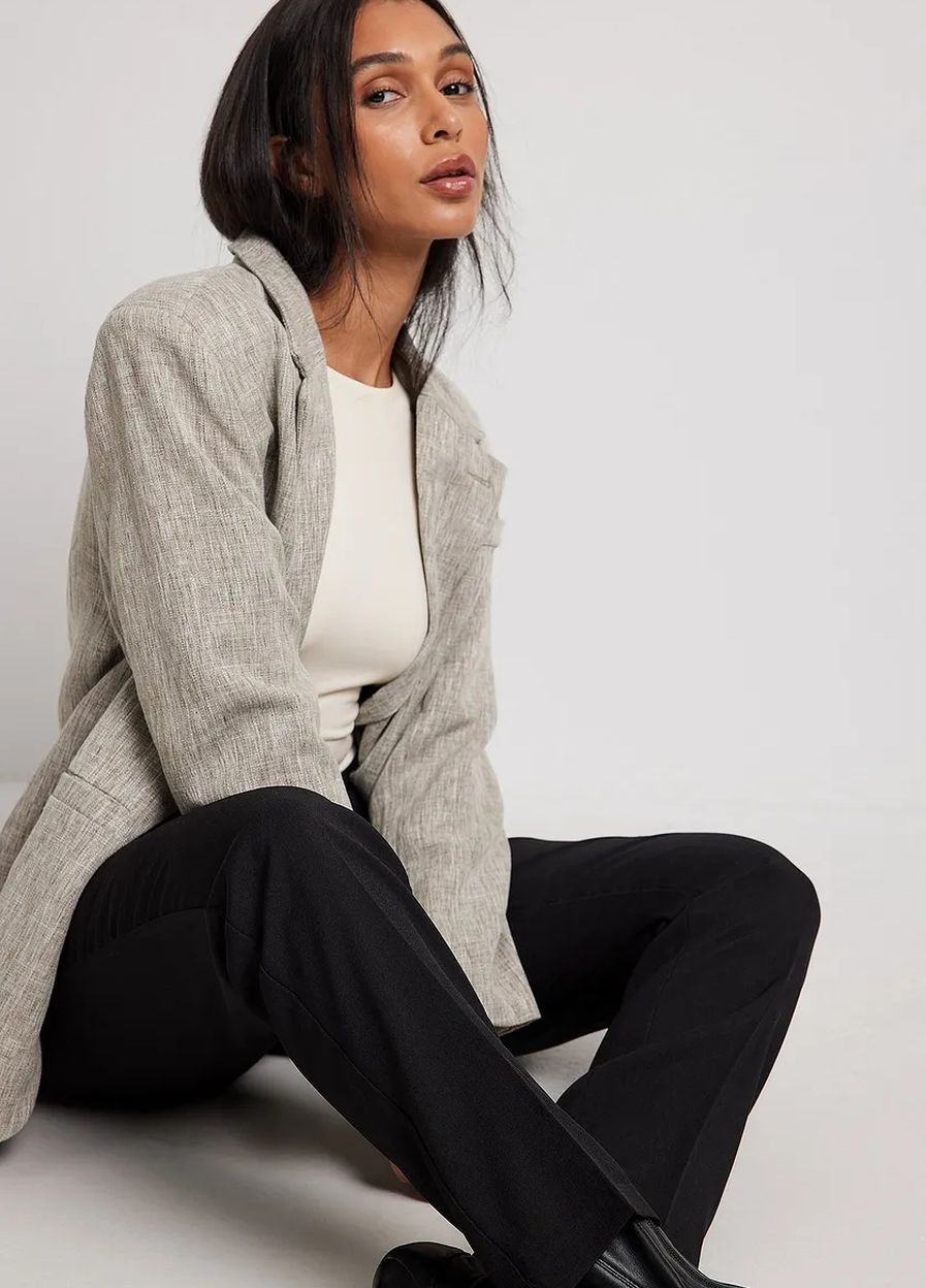 Брюки демісезон,чорний, NA-KD (263691829)