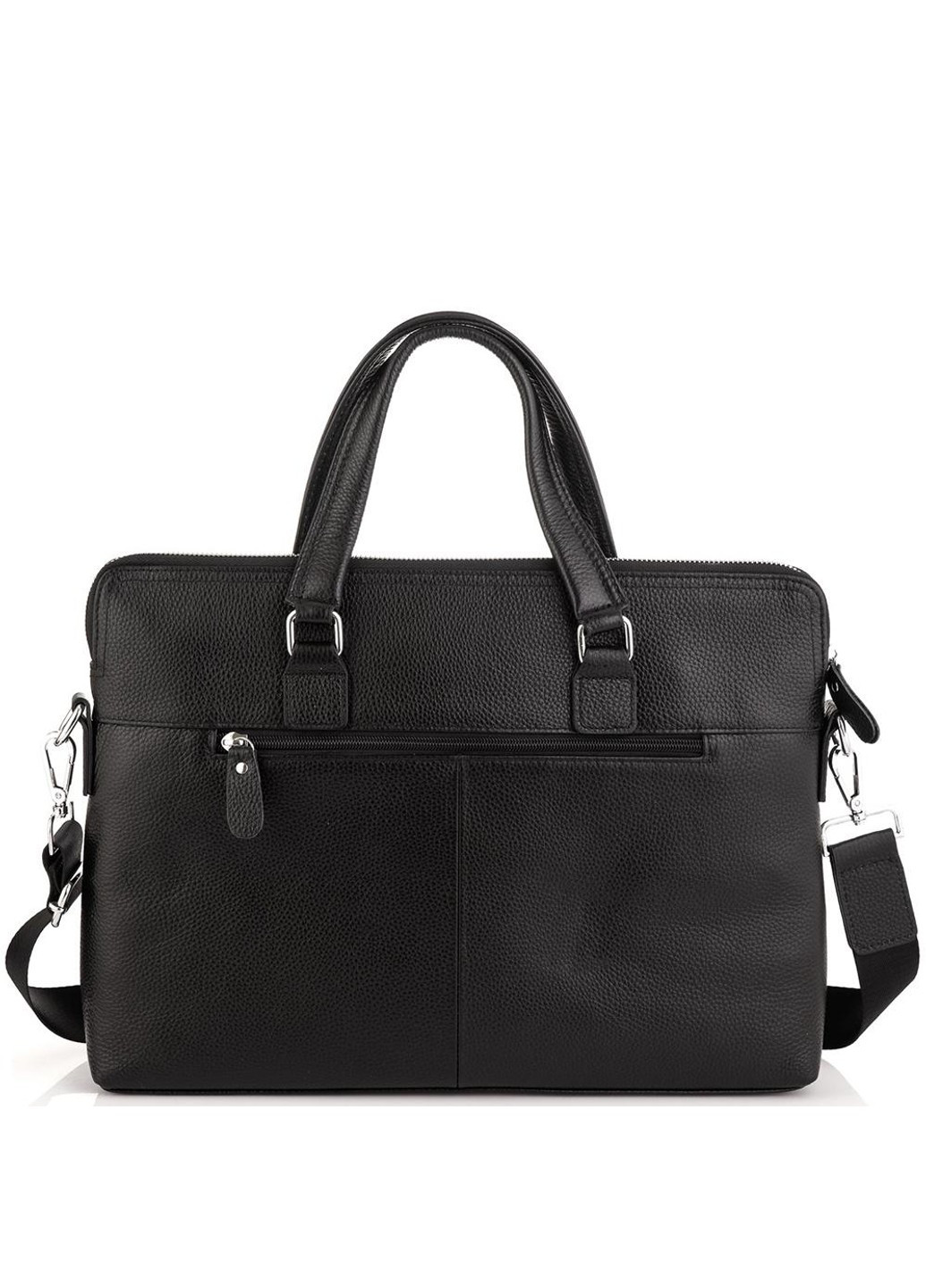 Сумка для ноутбука чорна шкіряна A25F-9157-1A Tiding Bag (277963150)