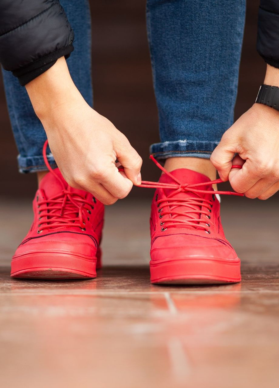 Червоні Осінні кросівки south franklin red Vakko