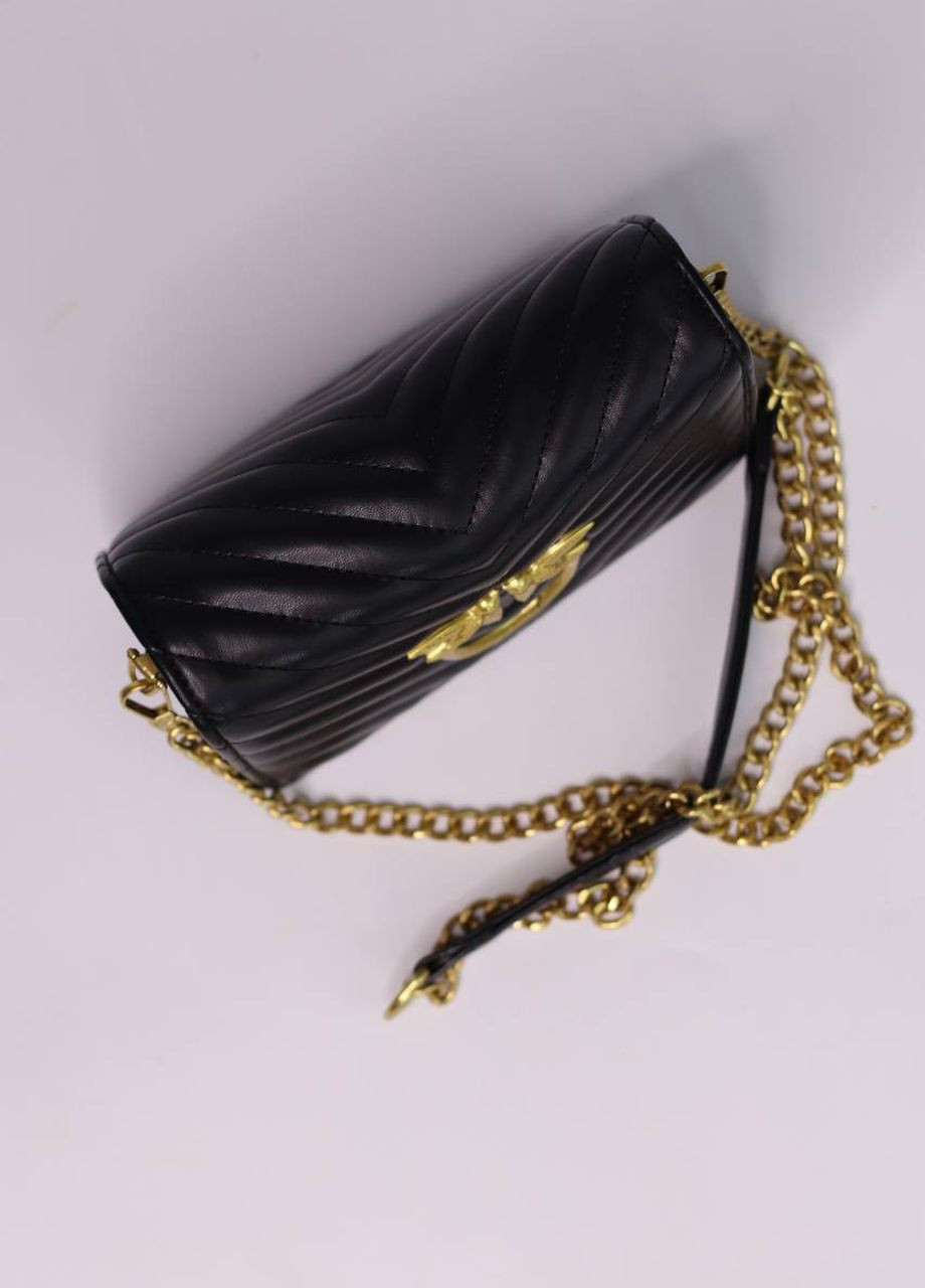 Маленька сумочка з лого PINKO Love Click Classic Quilt black Vakko (261027485)