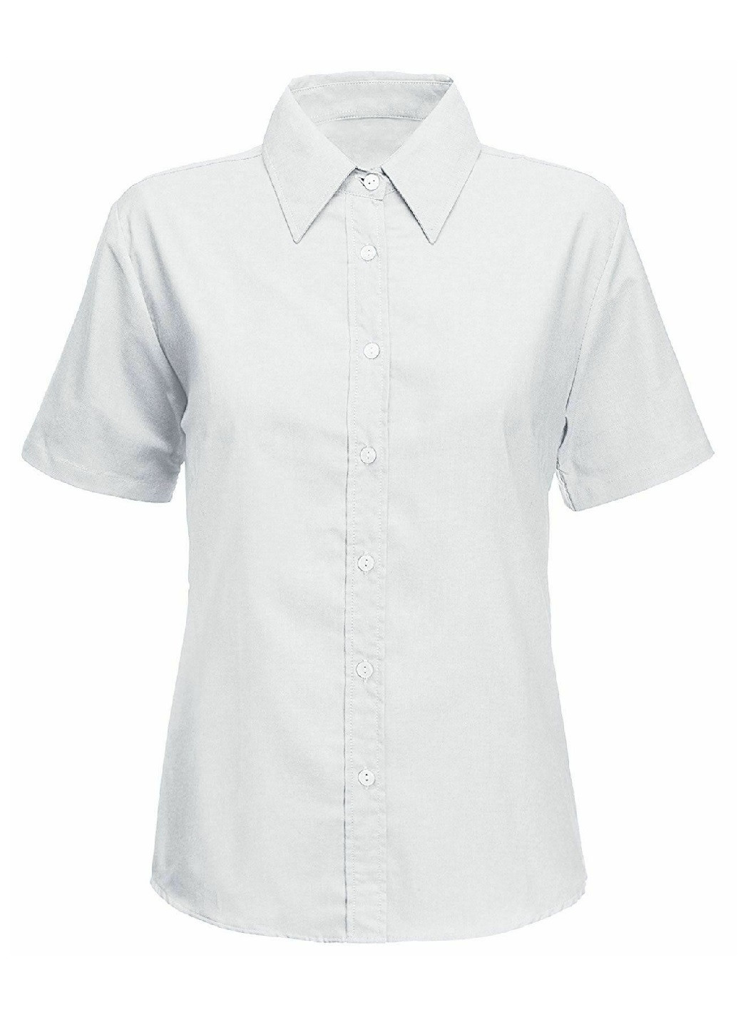 Белая классическая рубашка однотонная George