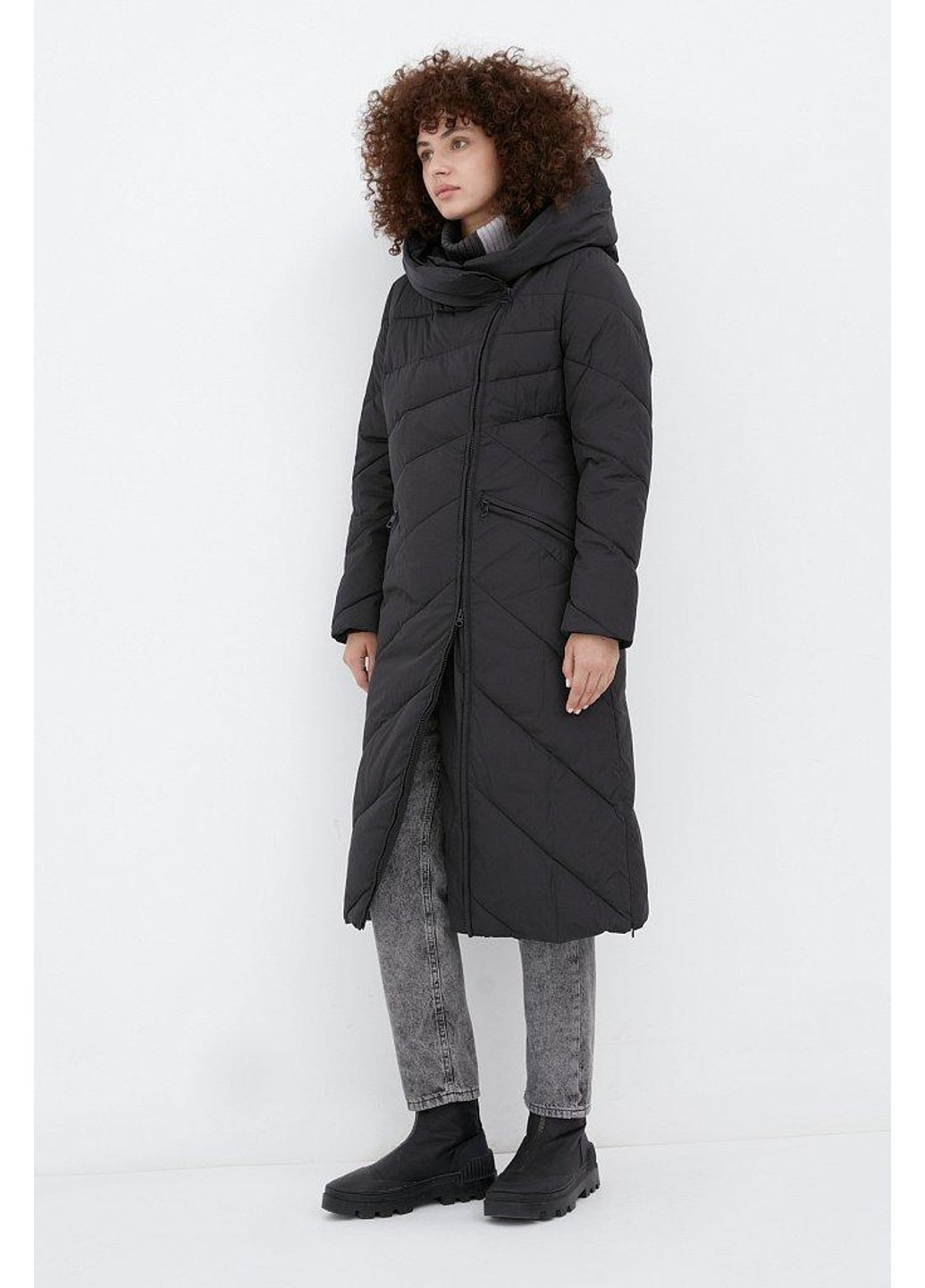 Черная зимняя куртка fwb11010-200 Finn Flare