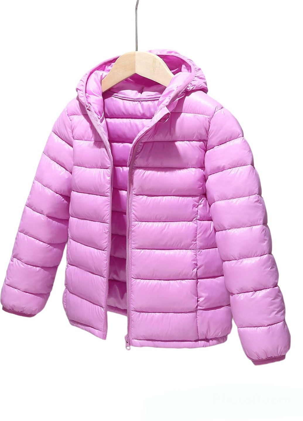Рожева куртка дитяча демісезонна No Brand