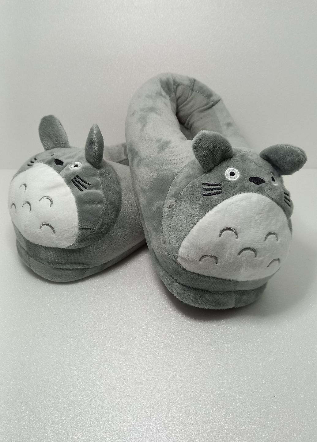 Домашні тапочки Тоторо для кігурумі сірі закриті Saimeiqi Totoro (268221709)