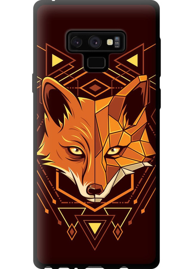 TPU черный чехол 'Лиса геометрия' для Endorphone Samsung Galaxy Note 9 N960F (258183107)