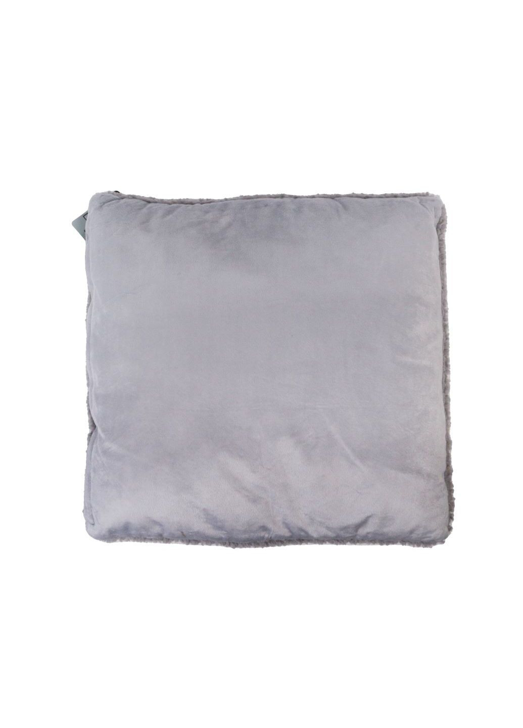 Декоративная подушка Тедди 45х45 см серая Lidl (276254516)