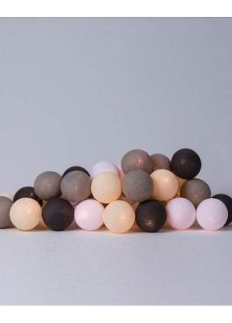 Гірлянда тайські ліхтарики CBL TAUPE 35 кульок від USB, 4 м Cotton Ball Lights (257960414)