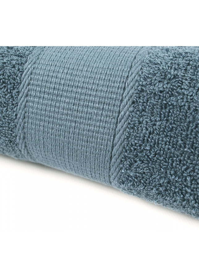 Lotus полотенце махровое home - dena navy серо-синий 70*140 однотонный серо-синий производство - Турция