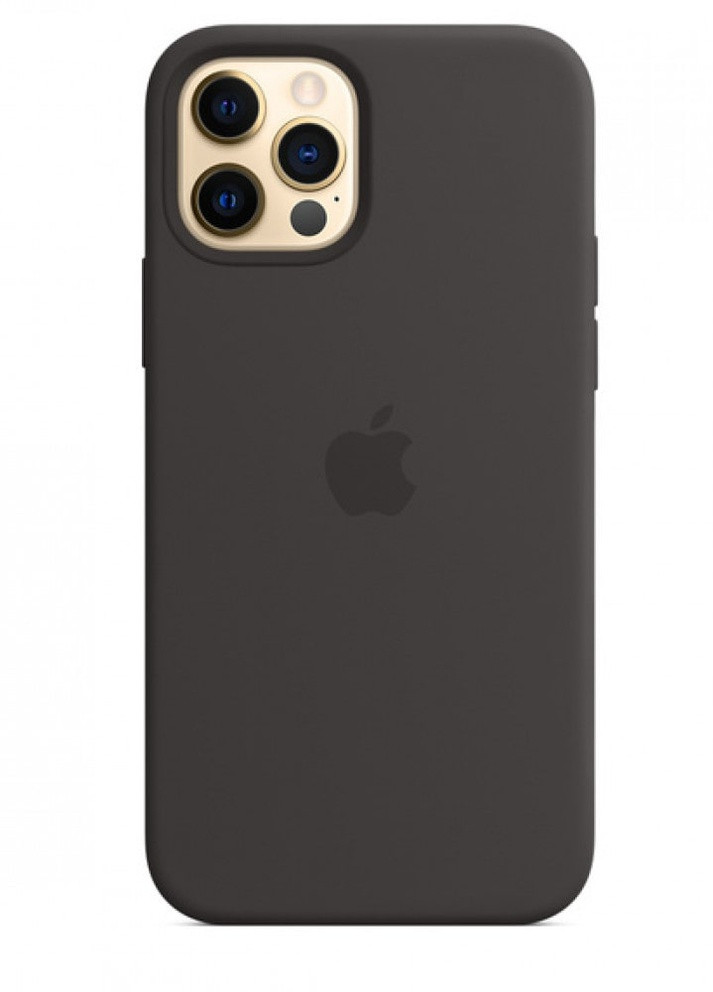 Чохол Silicone Case для iPhone 12/12pro с magsafe Black Apple (259907127)