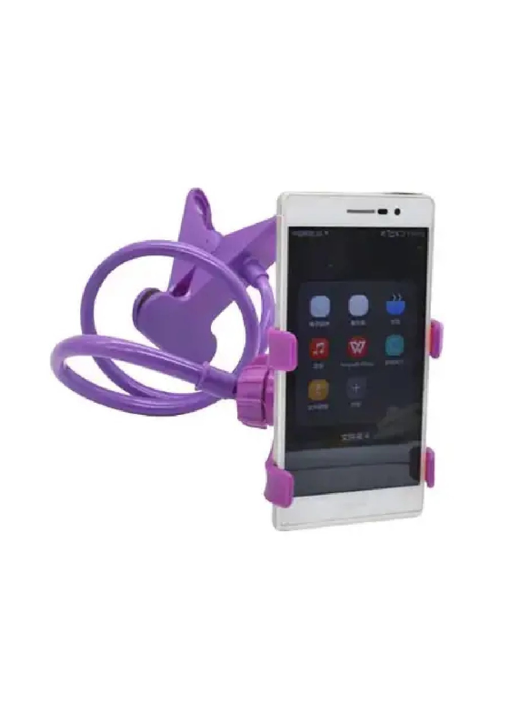 Гибкий регулируемый держатель зажим прищепка для планшета телефона 60 см (474489-Prob) Фиолетовый Unbranded (258574900)