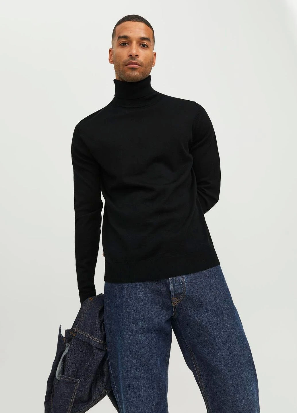 Черный свитер демисезон,черный,jack&jones Jack & Jones