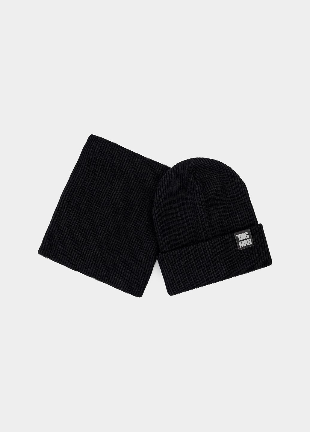 Комплект шапка и снуд для мальчика цвет черный ЦБ-00234129 Yuki (268734757)