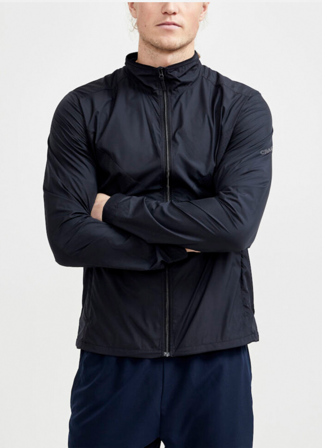 Черная демисезонная мужская куртка Craft ADV Essence Wind Jacket