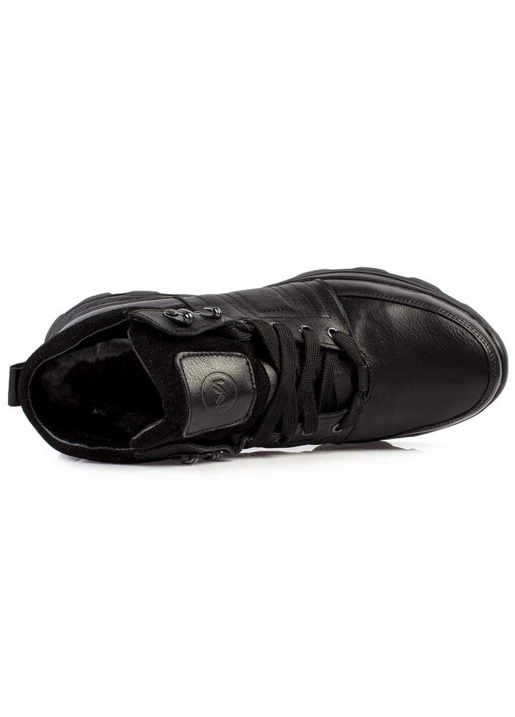 Черные зимние ботинки мужские бренда 9500874_(1) ModaMilano