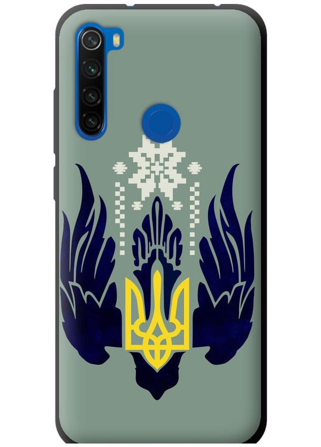 TPU чорний чохол 'Тризуб із крилами' для Endorphone Xiaomi Redmi Note 8T (259943583)