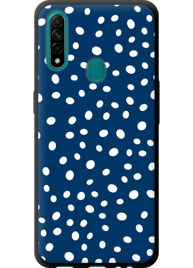 TPU чорний чохол 'Горошок v3' для Endorphone Oppo A31 (258091786)
