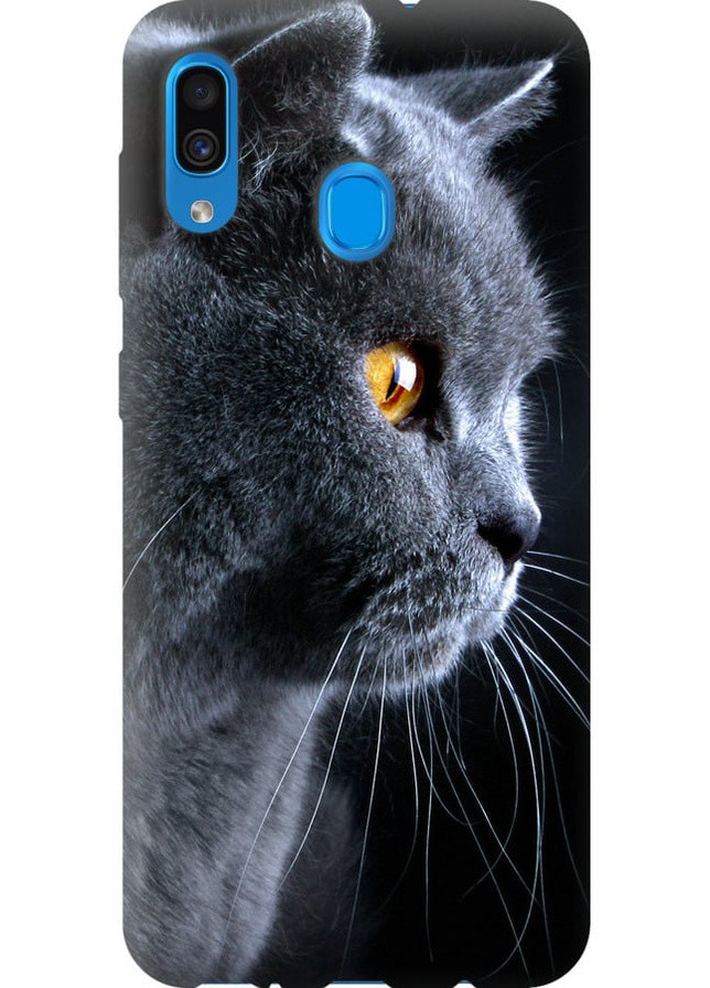 Силіконовий протиударний с посиленими кутами чохол 'Гарний кіт' для Endorphone Samsung Galaxy A20 2019 A205F (258483324)