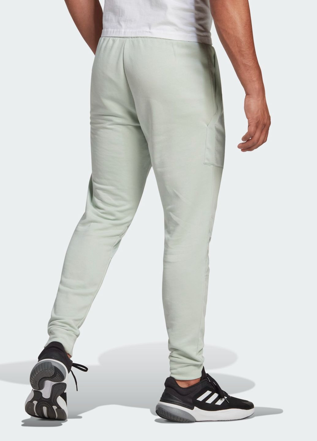 Светло-зеленые спортивные демисезонные джоггеры брюки adidas