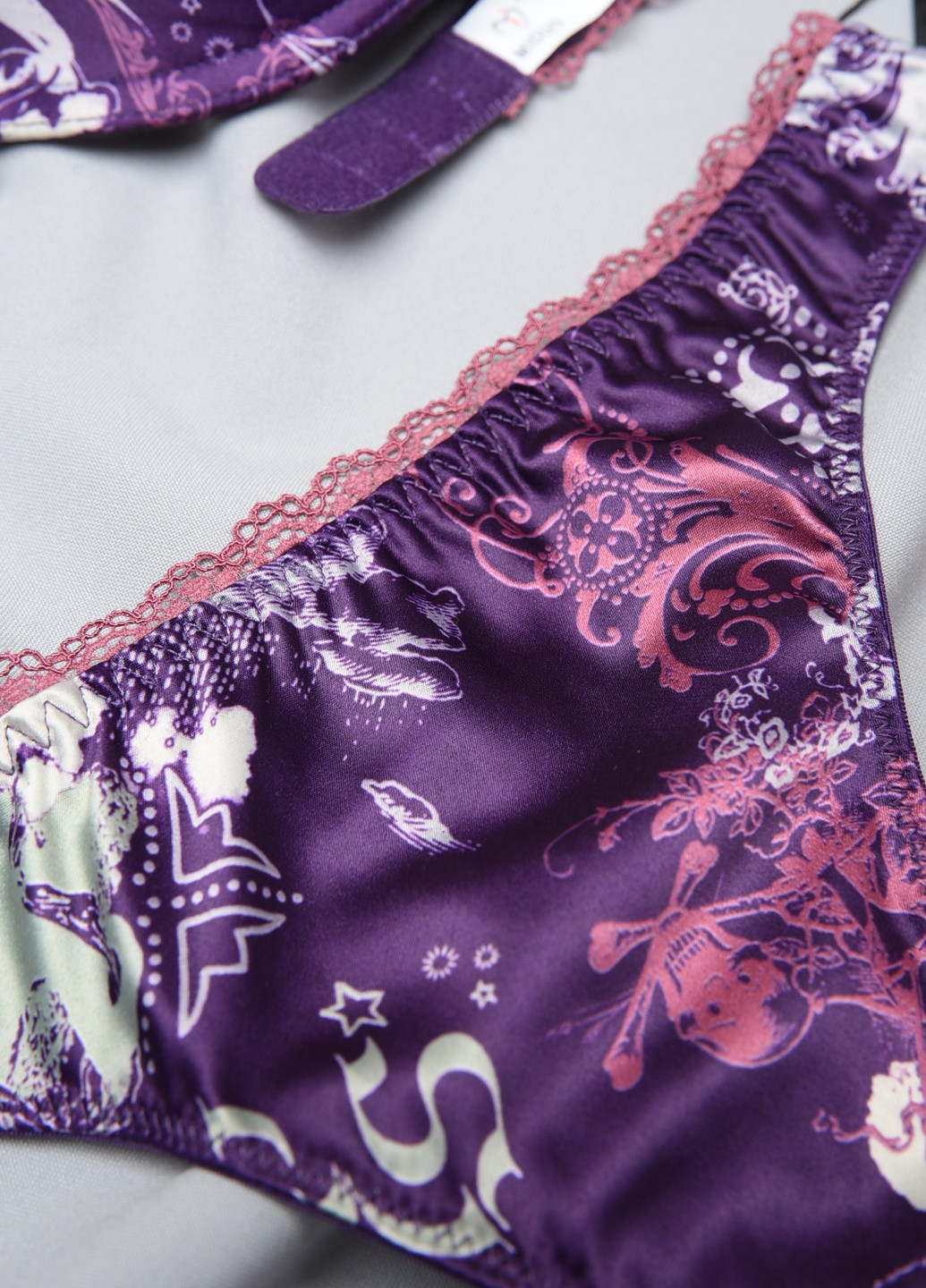 Фіолетовий демісезонний комплект жіночий Let's Shop