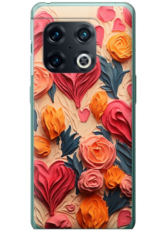 Силіконовий чохол 'Сердечка 3' для Endorphone OnePlus 10 Pro (267231305)