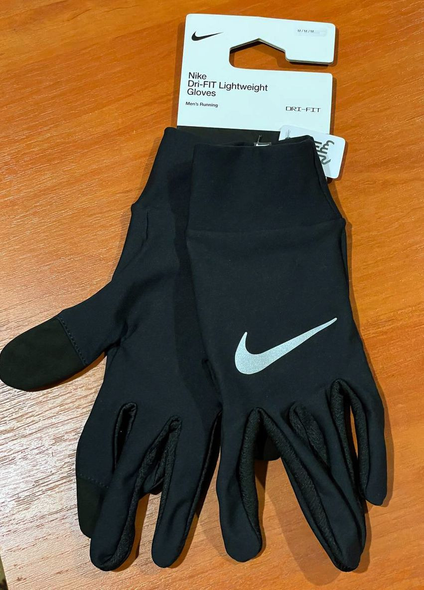 Чоловічі рукавиці спортивні сенсорні Nike running lightweight tech gloves dri-fit (271700629)