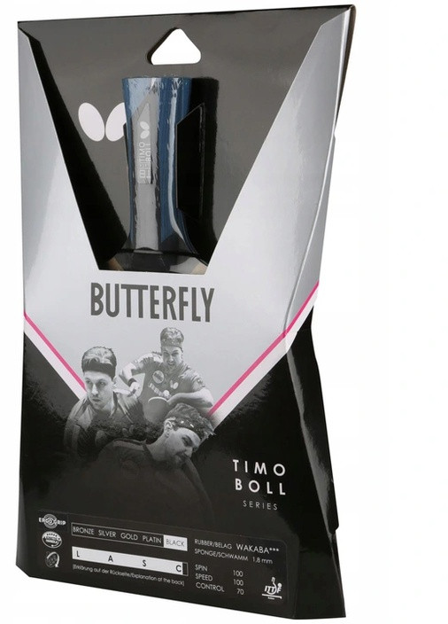 Ракетка для настольного тенниса Timo Boll Black 85031 Butterfly (257431593)
