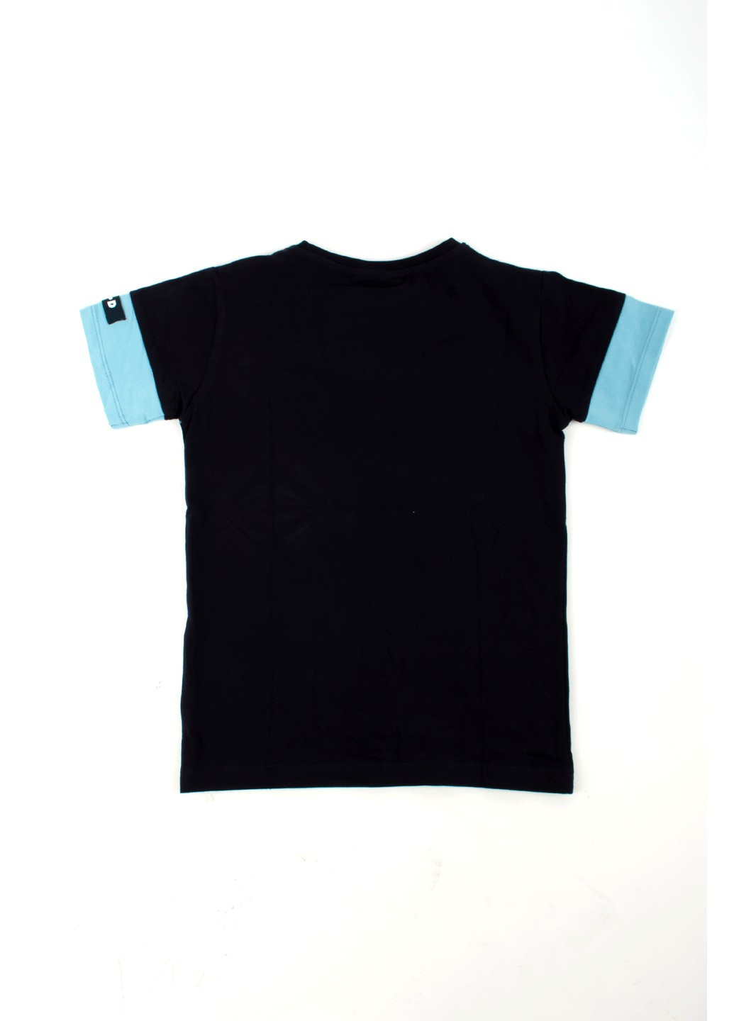 Темно-синяя футболка на мальчика tom-du черная 070821-001841 TOM DU