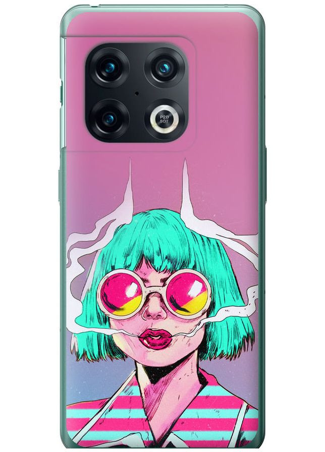 Силіконовий чохол 'Поп арт дівчина' для Endorphone OnePlus 10 Pro (276193610)
