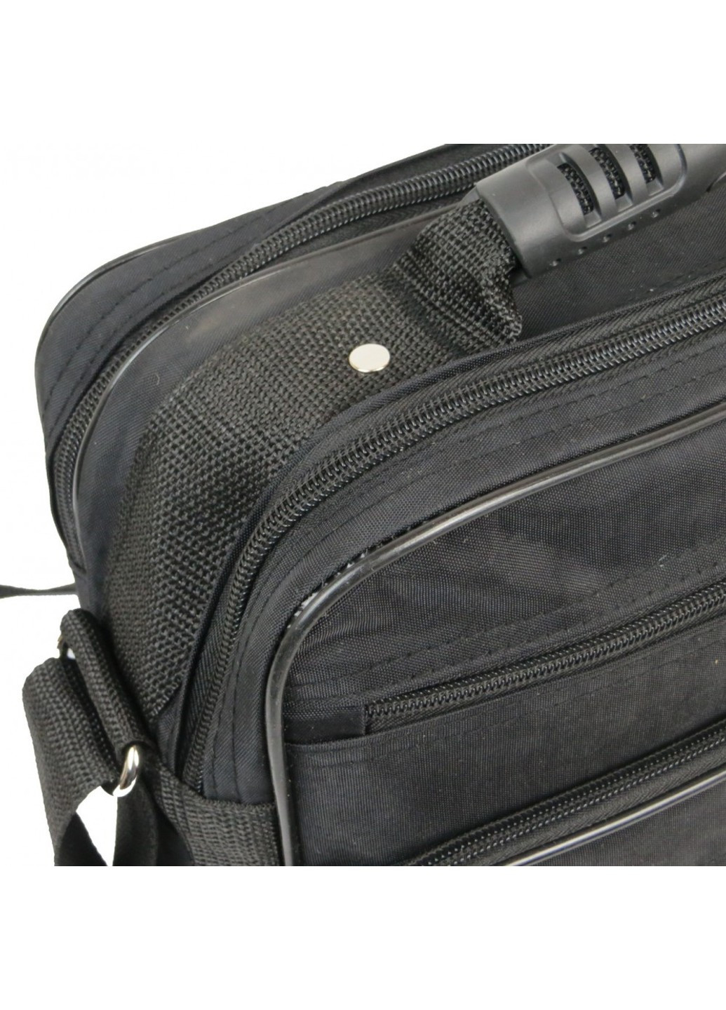 Сумка мужская тканевая 2407 чёрный Wallaby (266142803)