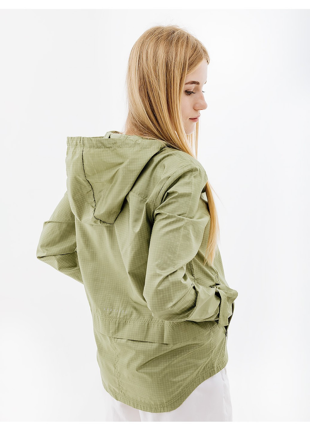 Оливкова (хакі) демісезонна куртка w nk essential jacket Nike