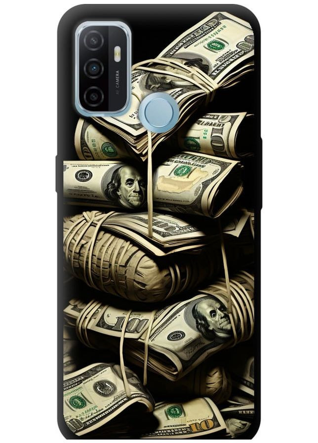 TPU чорний чохол 'Великі гроші' для Endorphone Oppo A53 (267317223)