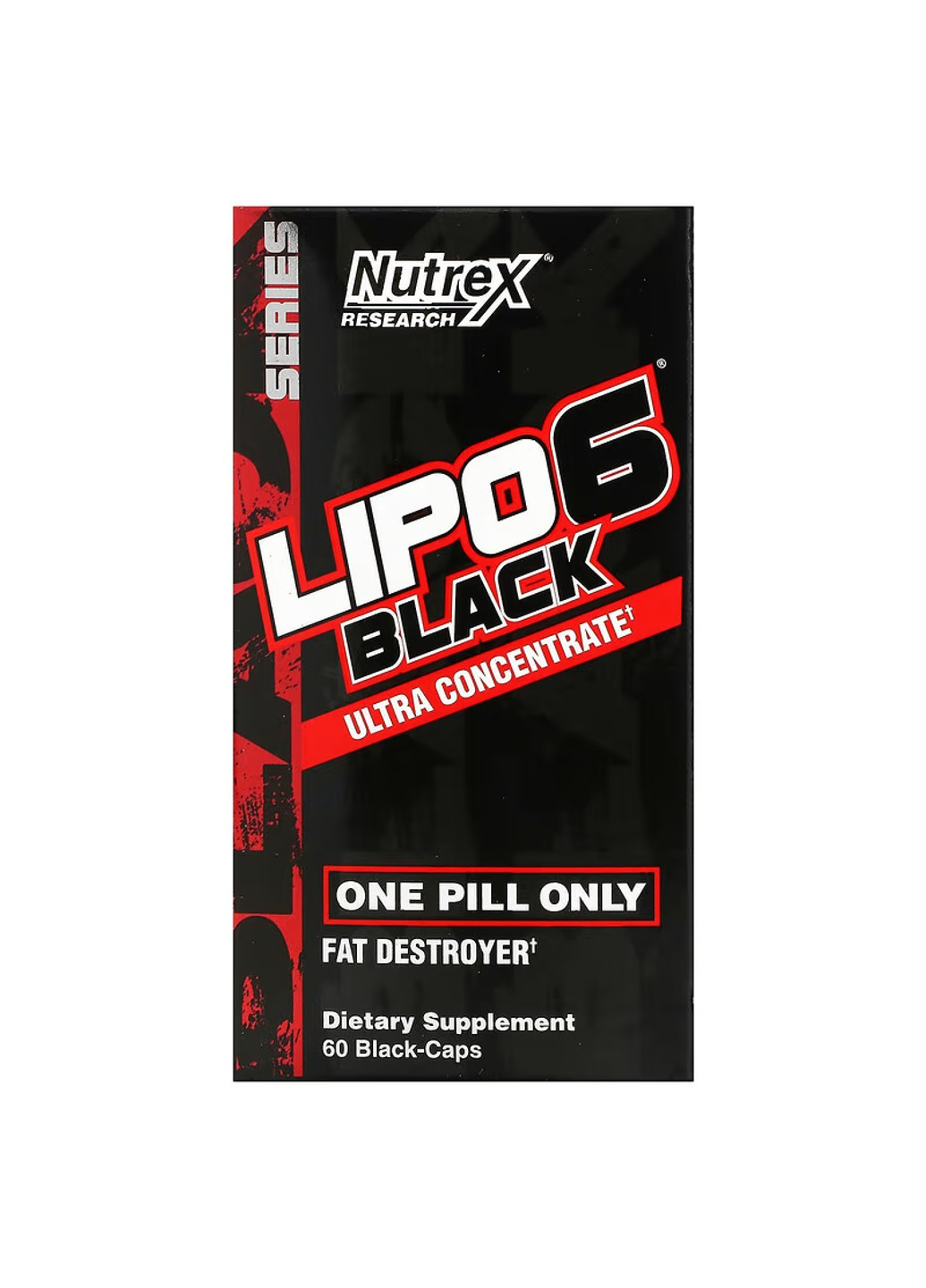 Ультраконцентрированный Комплекс для Сжигания Жира Lipo 6 Black Ultra Concentrate - 60 капс Nutrex (276972122)