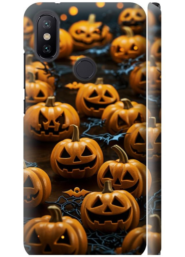 3D пластиковый матовый чехол 'Тыквы 2' для Endorphone Xiaomi Mi A2 (266806219)