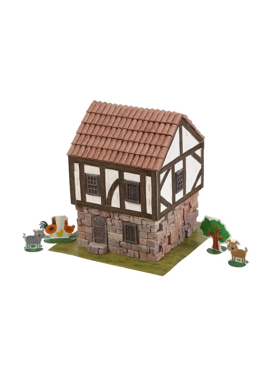 Іграшка-конструктор з міні-цеглинок "Будинок фермера" колір різнокольоровий ЦБ-00216546 Wise Elk (259467562)
