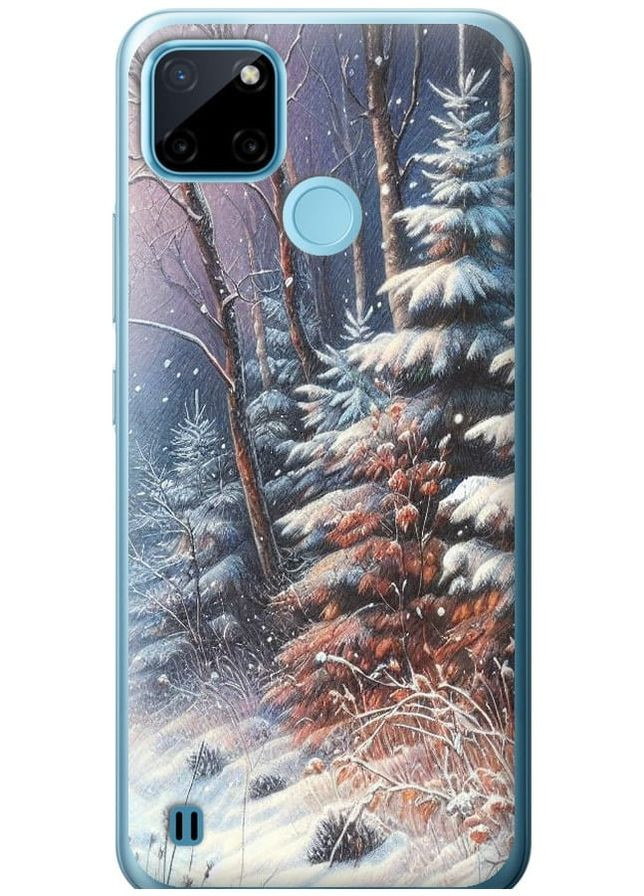 Силіконовий чохол 'Зимовий пейзаж' для Endorphone Realme C21Y (275458639)