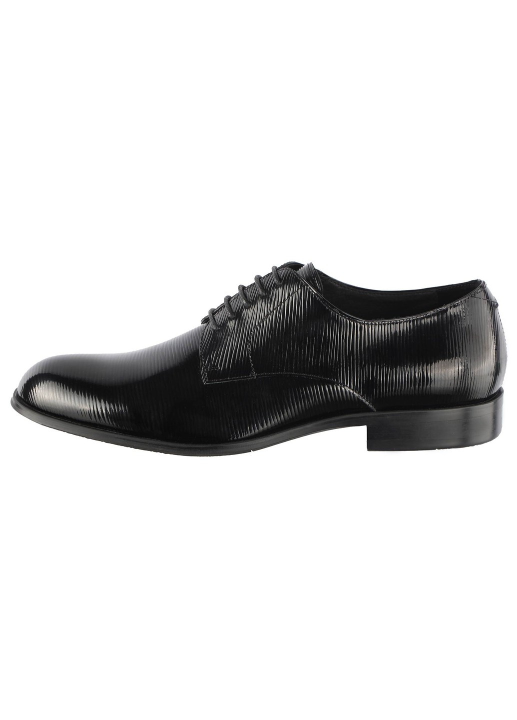 Черные мужские туфли классические 19587 Cosottinni на шнурках