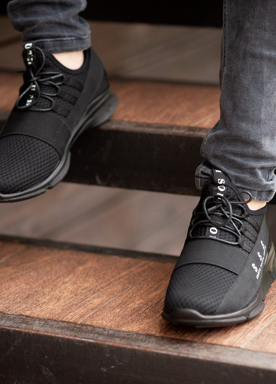 Черные демисезонные кросовки south fresh black Vakko