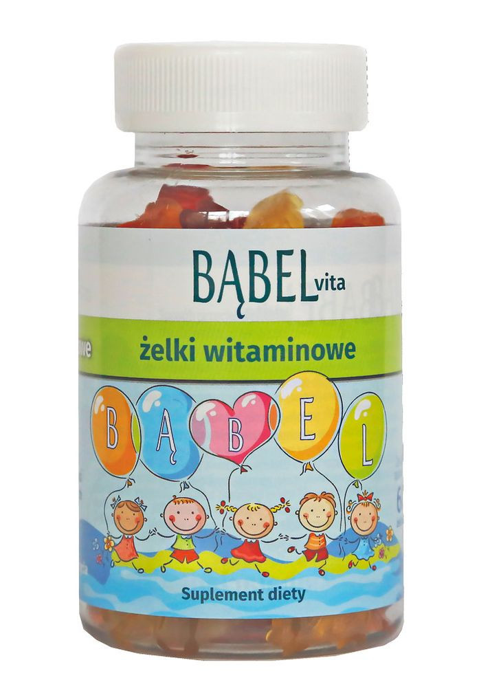Мультивитаминные жевательные желейки для детей, 60 шт. Babel (267230197)